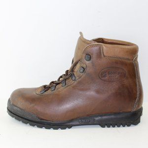 Vintage Scarpa Asolo Italy Brown Leather Hiking Boots (Euro - 9.5 US)